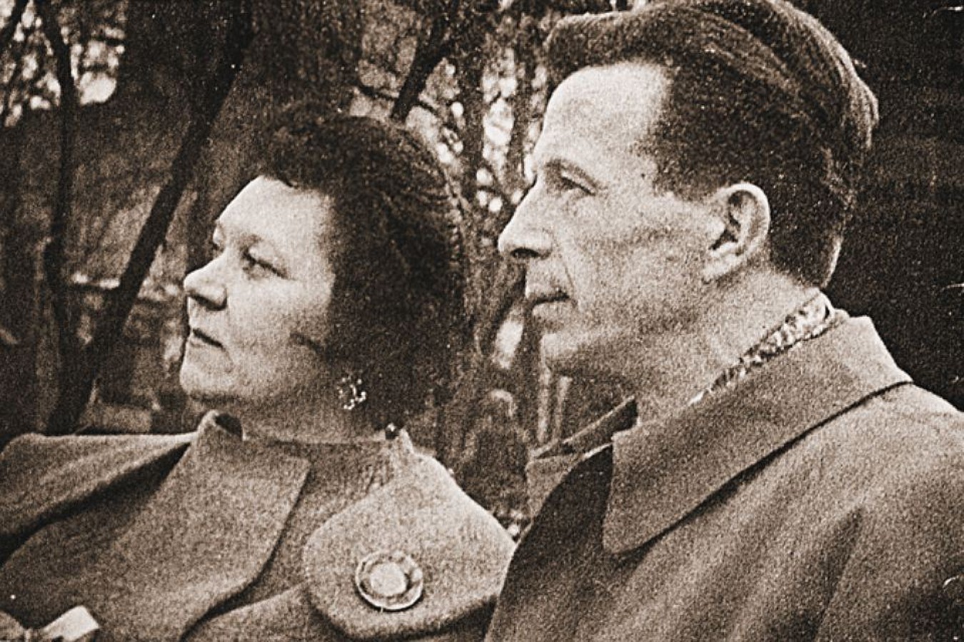 Клавдия Шульженко и Георгий Епифанов.