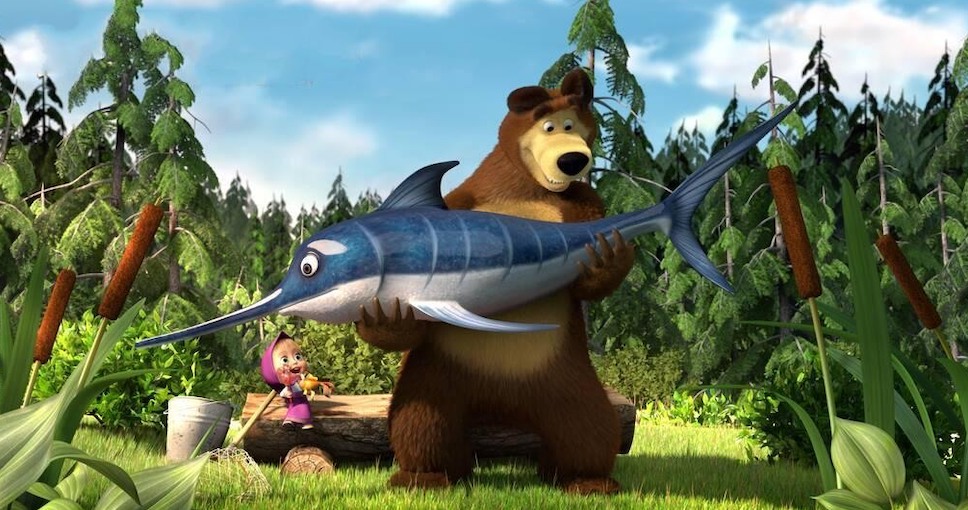 Российский мультсериал «Маша и Медведь» покажут в кинотеатрах Великобритании