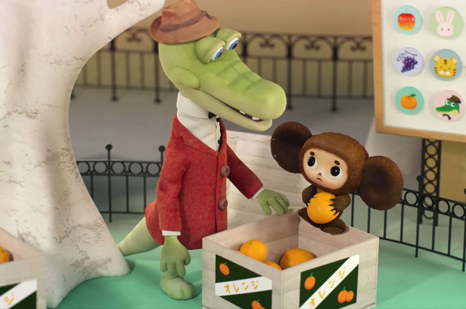 Японские аниматоры создали 3D-мультфильм про Чебурашку и Крокодила Гену